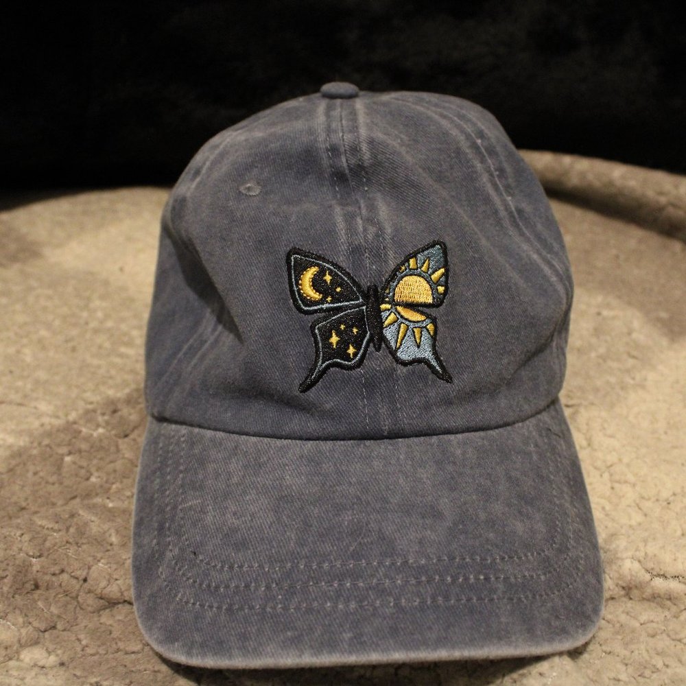 Wild Fable Denim Butterfly Hat